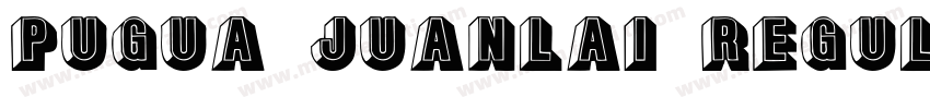 pugua juanlai regular字体转换